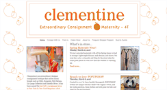 Desktop Screenshot of clementineconsignment.com